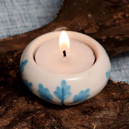 Handmade Modern Tea Light Holder Made of Ceramic